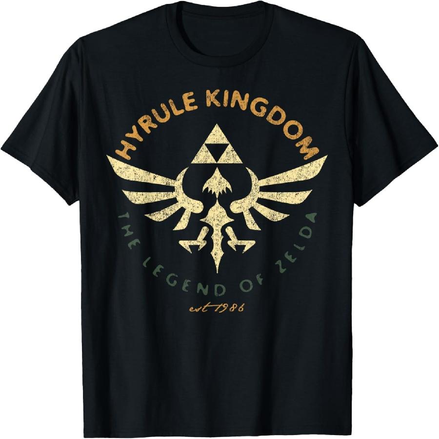 

The Legend Of Zelda Hyrule Kingdom Tri Force Poster T-Shirt XXXXXL чорний