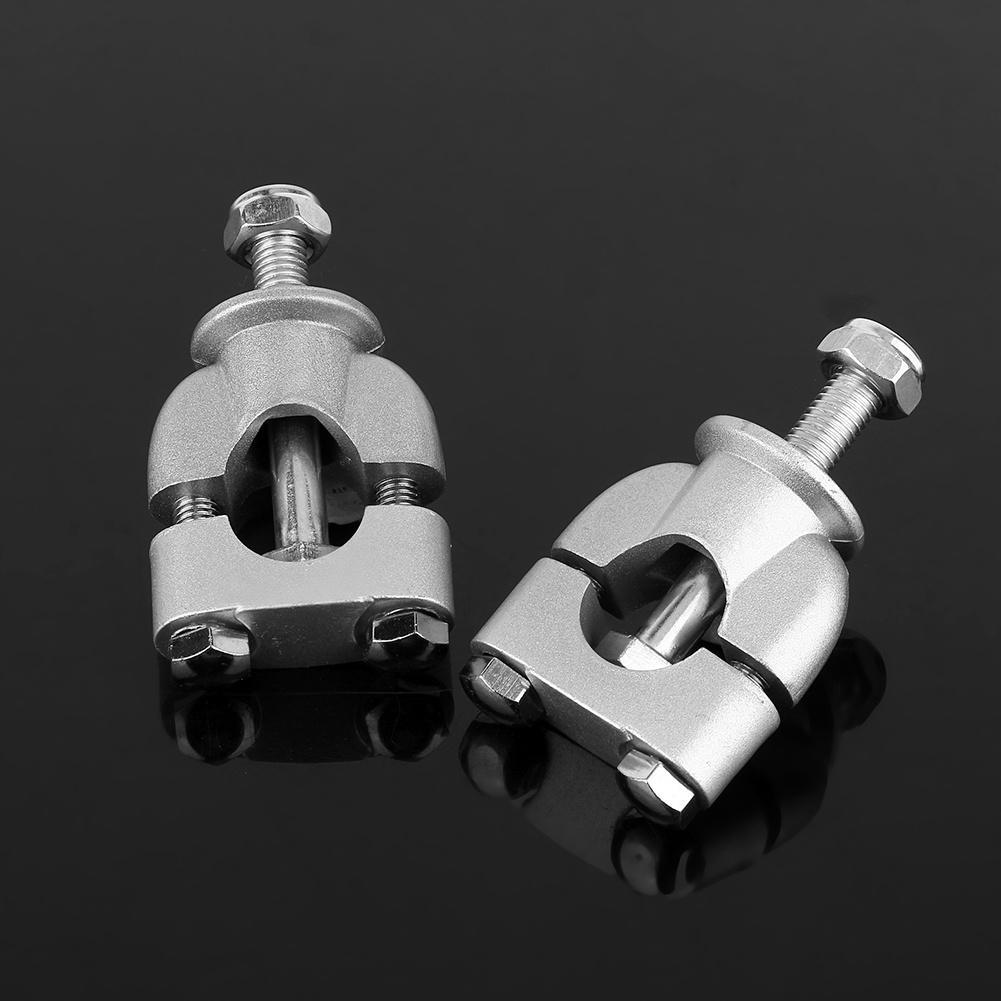 2Pcs  Handle Bar Mount Riser Clamp Motorbike