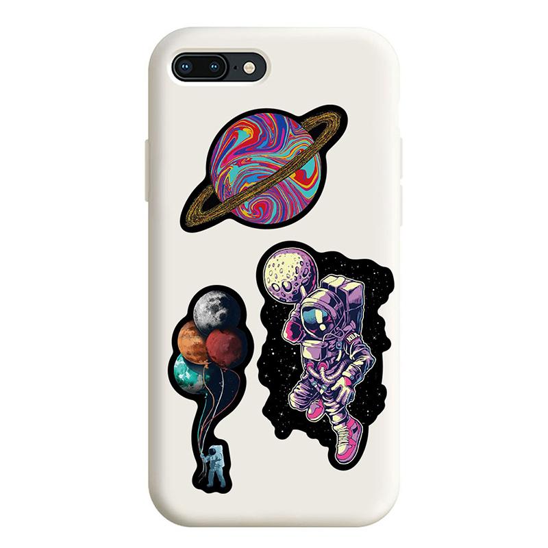 50Pcs Outer Space Astronaut Graffiti Sticker Car Guitar Suitcase Notebook Decal