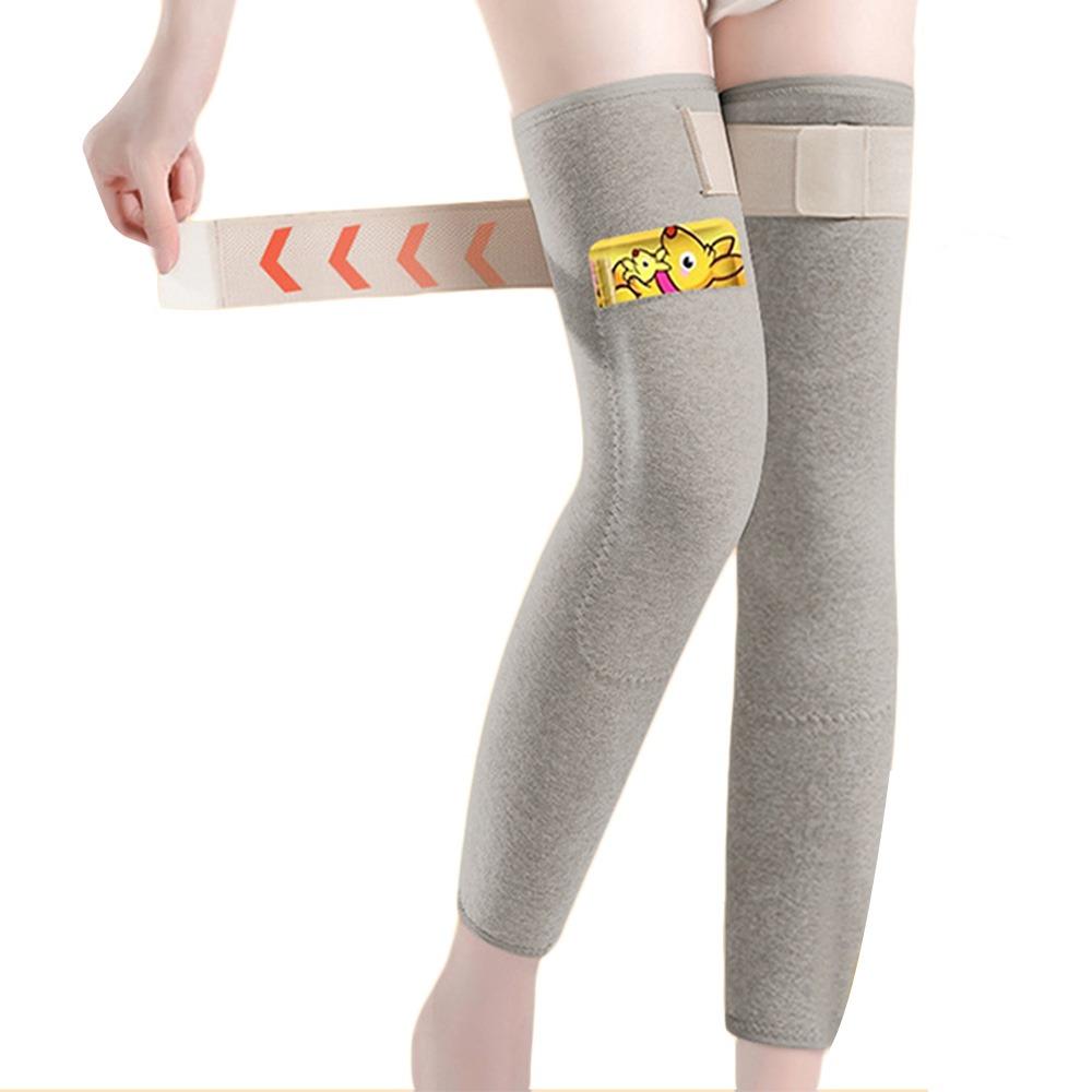 Thickened Warm Knee Sleeve Velvet Knee Support Extended Leg Sleeves  Unisex