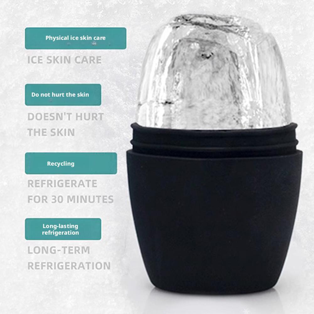 Silicone Rose Ice Roller Facial Massage Skin Care Lifting Contouring Tool Trays Ice Balls De-Puff Eye Bags for all skin types