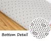 VIKAMA Pink Rose Pattern Rug Durable And Easy-To-Clean Floor Mat Suitable For Living Rooms And Bedrooms Home Decor