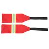 2PCS Kayak Travel Warning Flag Oxford Fabric Collapsible Kayak Warning Red Safety Flag for Kayak