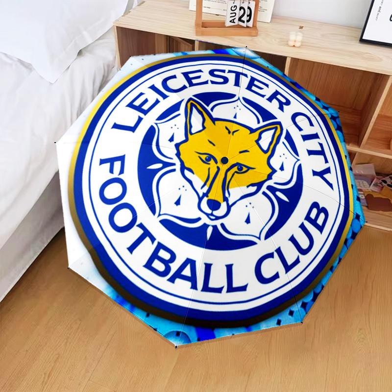 1PC City Football Club Printed Umbrella Folding umbrella, automatic umbrella 8-Frame for Travel, camping Fan gifts Christmas Gifts