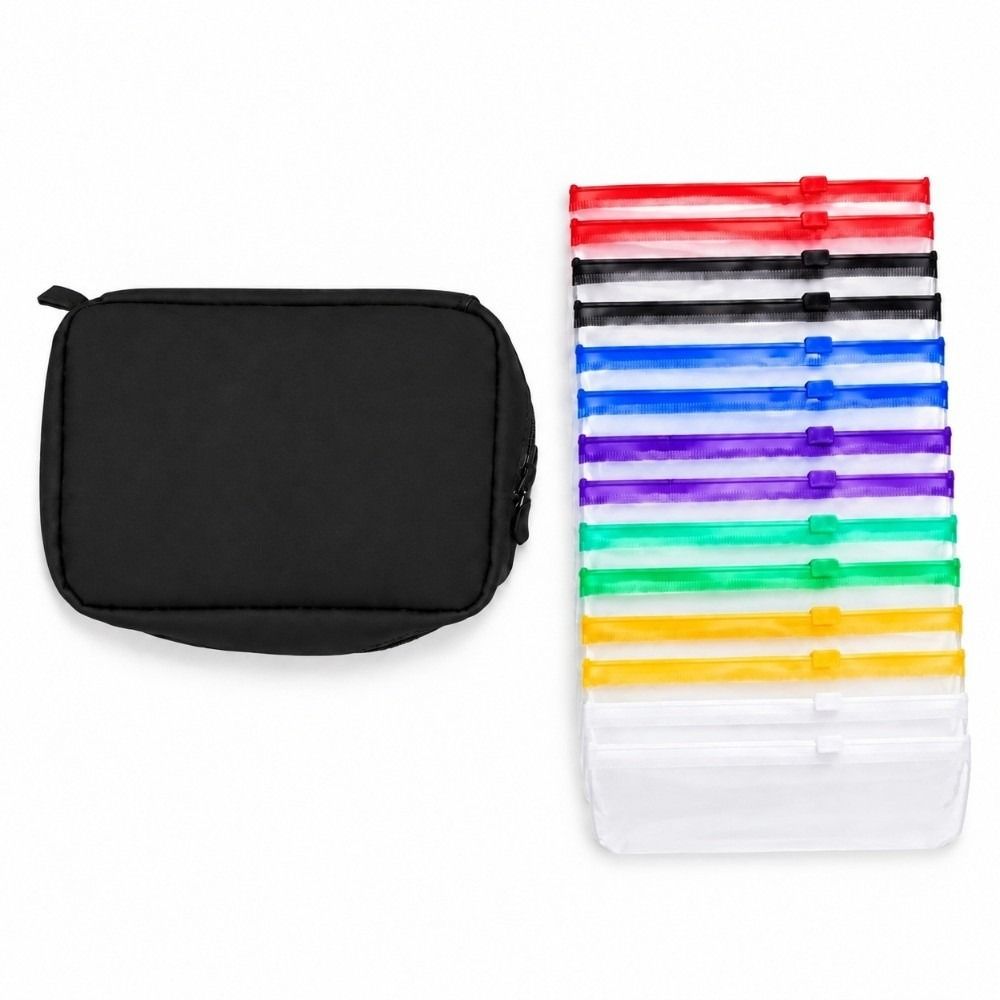 Waterproof Travel Medicine Case Color-Coded Capsule Storage Pouch Durable Pill Organizer Outdoor