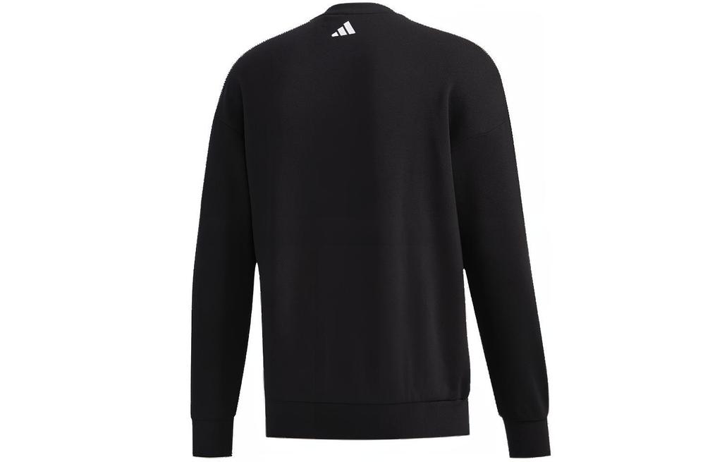 adidas Sweatshirts Men's Black Crew Neck Moderate Regular FM9405