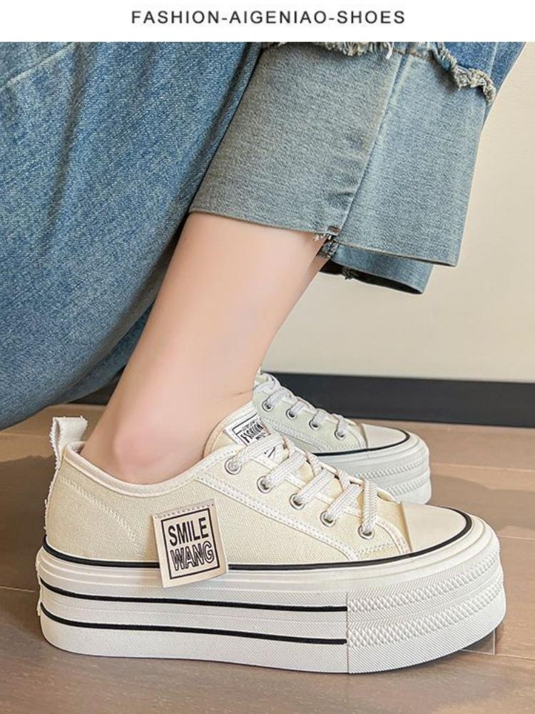 Fashion  White Chunky Women's Casual Vulcanized Shoes Platform Sports Running Shoes Tennis Ladies Sneakers for Women Trends