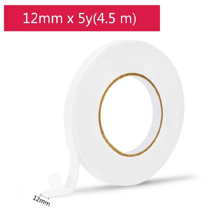 5 Roll Double-Sided Foam Tape Self-Adhesive Tape Easy to Use for School Office