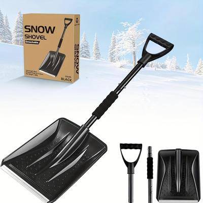 Lightweight & Portable Adjustable Snow Shovel for Car Paint Protection - Multi-Functional Outdoor Cleaning Tool with Anti-Disassembly Combination