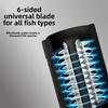 Raschietto Elettrico Portatile per Pesce Pulitore Efficiente per Pesce Raschietto Rimuovi Squame di Pesce Strumento per Frutti di Mare