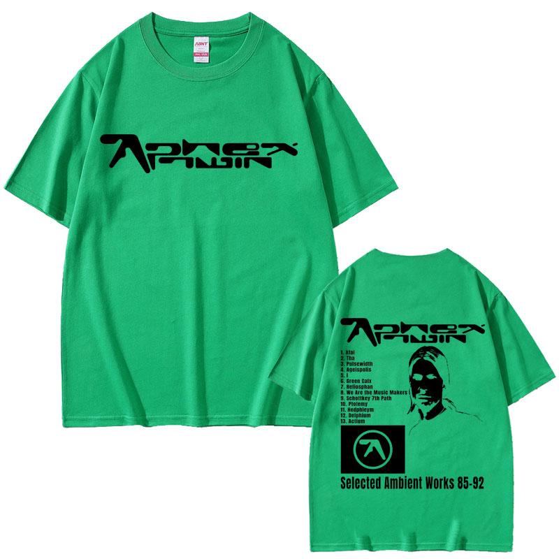 Aphex Twin Selected Ambient Works 85 92 Graphic Tshirt Unisex Women Fashion Vintage Oversized T Shirt Unisexs Casual Cotton Tshirts