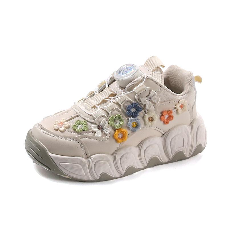 New Spring and Autumn Lightweight and Comfortable Soft Sole Girls Breathable Fashionable Versatile Casual Sports Shoes