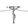 TIFFANY&Co. Crucificus Small Necklace Rosary Cross Vintage El Saperetti Silver925 3.63g _ Used