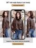 Jaqueta de Pele de Ovelha Inteligente Slimming com Gola Alta - Moda Outono/Inverno 2025 Roupa Exterior de Couro
