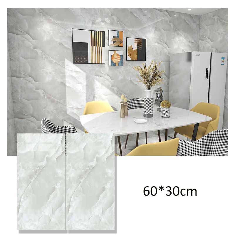 60*30cm Samoprzylepne Naklejki Ścienne Imitujące Płytki Pogrubiona Tapeta Dekoracja Ścienna Kuchnia Łazienka Sypialnia Renowacja