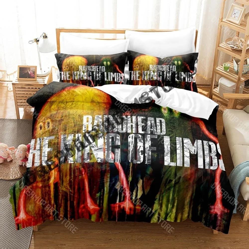 Set Biancheria da Letto Radiohead Band Stampa 3D Singolo Gemello Matrimoniale Queen King Size Set Letto Adulto Bambino Camera da Letto Copripiumino Set Letto