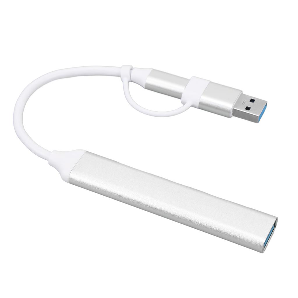 USB C Hub Víceportový adaptér Typ C a USB na 4xUSB Hub pro notebook, klávesnici, myš, USB disk