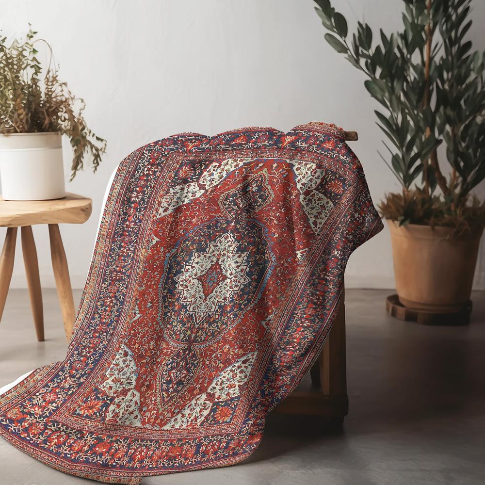 Vintage Türkischer Kilim Teppich Traditioneller Handgefertigter Flächenteppich Boho Fußmatte Dekorativer Teppich 6x8 Fuß