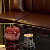 New Toothpick Holder Apple Shape With Floss Storage Stylish Home Decor For Kitchen Peace Joy Atmosphere Desktop Decoration