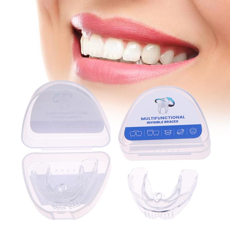 Ortodontická rovnátka Zubní rovnátka Smile Trenažér zarovnání zubů Instantní silikonový držák zubů Chránič úst Rovnátka na zuby Zásobník na zuby