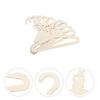 5Pcs Cartoon Animal Wooden Kids Clothes Hangers Nursery Clothes Hanger DIY Wooden Coat Hangers