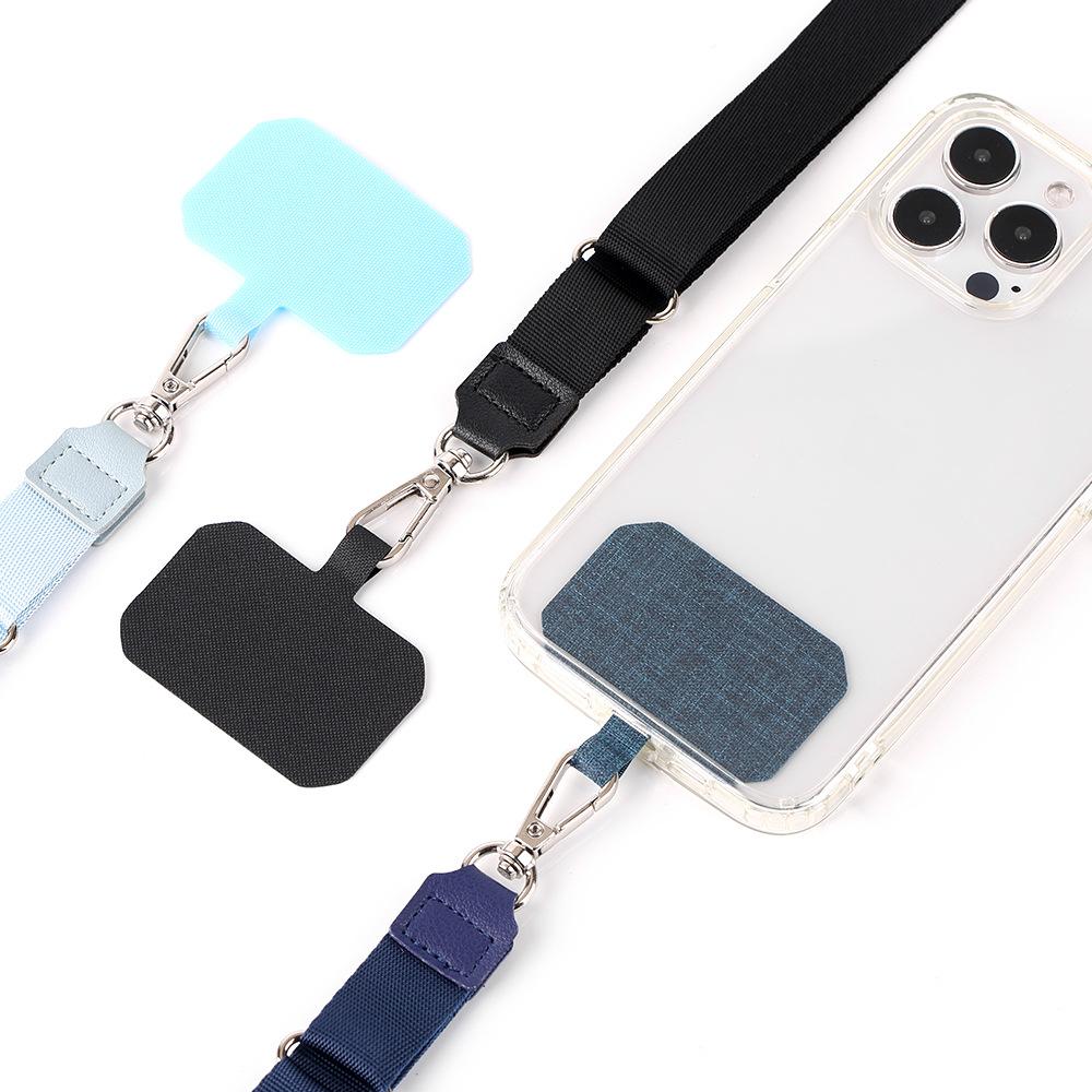 Adjustable Phone Lanyard Anti-Loss Polyester Crossbody Shoulder Strap with Tether Tab