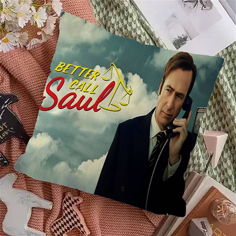 Classic Better Call Saul Pillow Gift Home Office Decoration Bedroom Sofa Car Cushion Cover Case 45X45