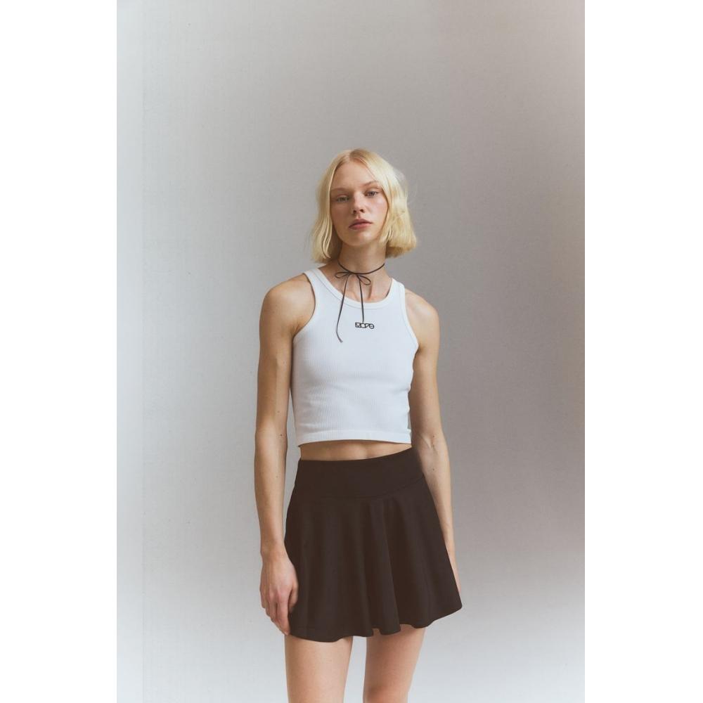 

Бесшовный укороченный спортивный топ без рукавов HM DryMove, белый