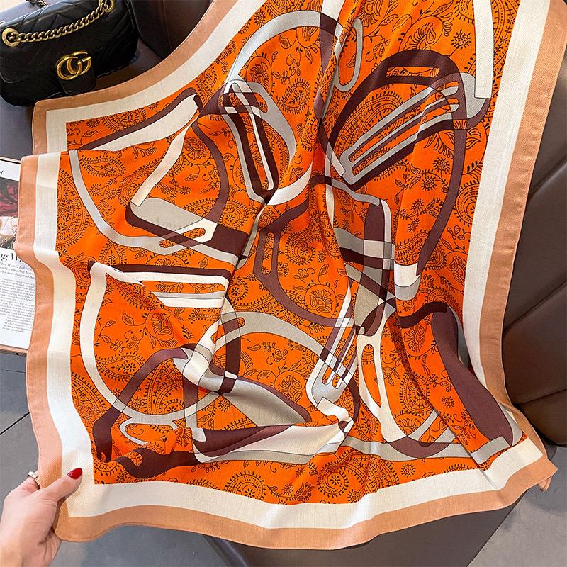 

90 * 90 см новый квадратный шарф многофункциональный декоративный модный шарф двойного назначения шаль носить солнцезащитный крем зима тепло 90*90cm