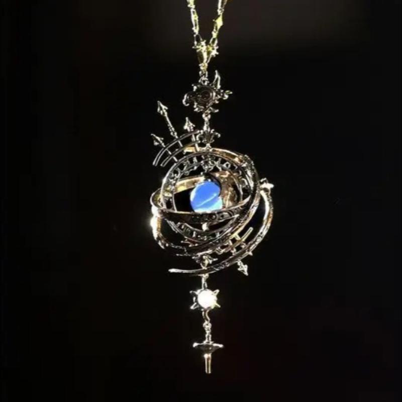 

Constellation Celestial Ball Astrograph Retro Necklace Starry Secret Jewelry Accessories Simple Advanced Design Fashion Necklace