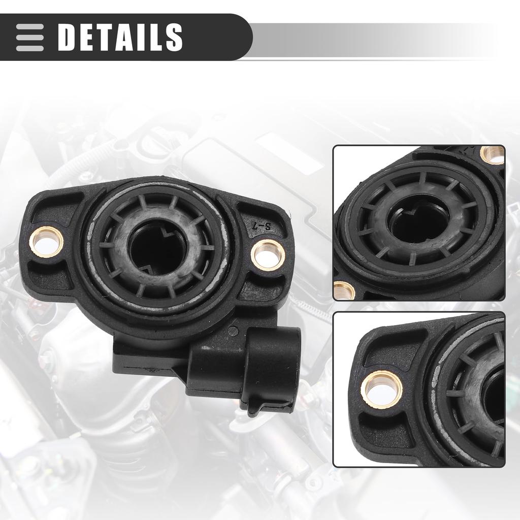 ACROPIX Plastic #91463158/9564463180 Throttle Position Sensor for Volksw Agen, Black