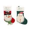 Stylish Santa and Snowmans Christmas Stocking Warmth Knitting Holiday Decoration Portable Accessory for Gifting