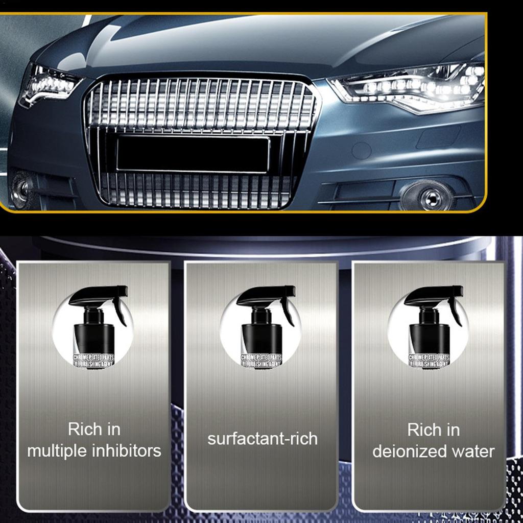 CHROME POLISH, CHROME REPAIR | 350ml Car Chrome Refurbisher | Repairs Car Chrome, Cardio Detailing Supplies, Car Oxidizers and Protectants