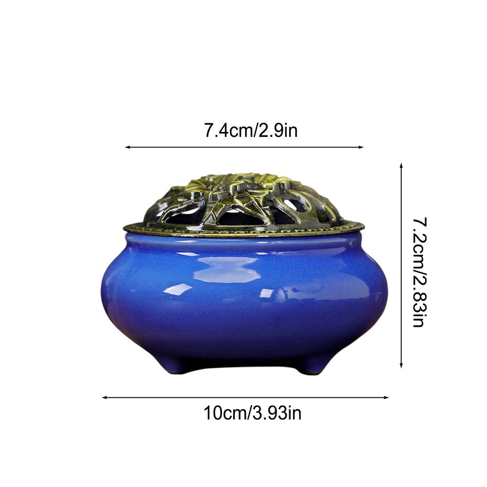 Incense Holders Ceramic Stick Incense Burner Holder Burning Meditation Disc Censer Zen Aesthetic Home Decor For Indoor Cones