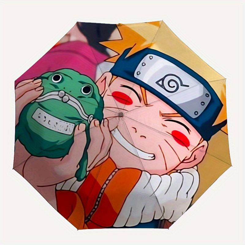 

1pc Naruto Automatic Umbrella - 8-Rib Foldable Design, Outdoor Adventures, and Family Celebrations, Durable Canopy Material yy250827142
