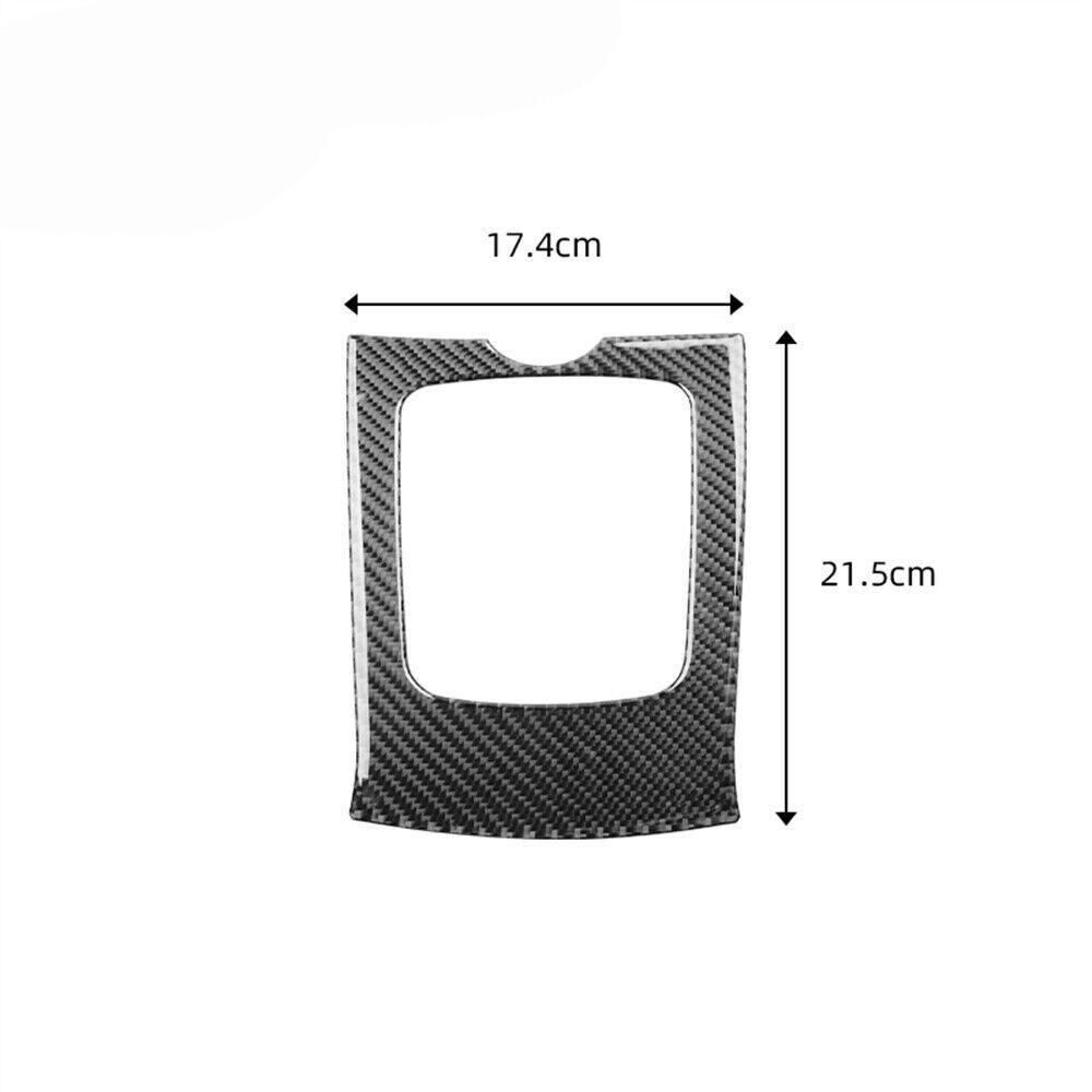 Carbon Fiber Gear Shift Outer Frame Cover Trim Fit For Toyota Corolla 2007-2012