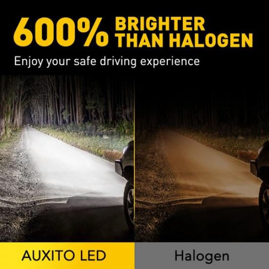 AUXITO H8 H11 LED Headlight Kit Low Bulbs Super Bright 6500K White 40000LM USEOA