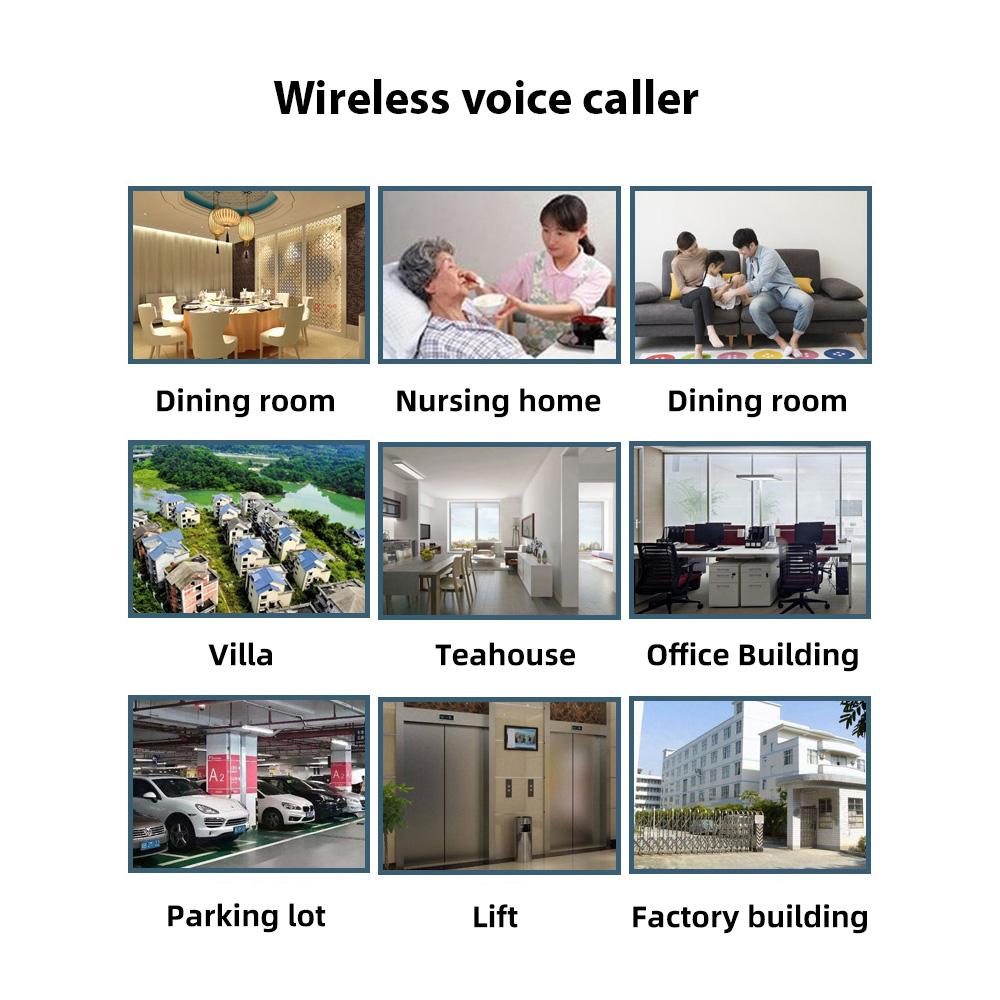 2 Pack Intercoms Wireless for Home Voice Bidirectional Caller Home Ultra Long Distance Portable