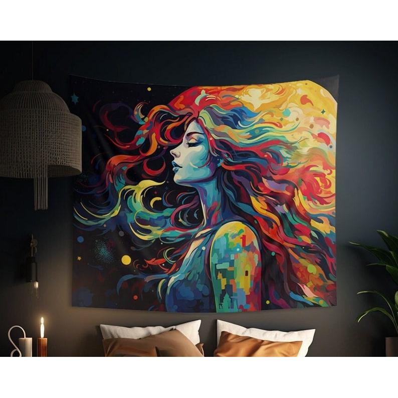 

moon tapestry 75x100 чорний