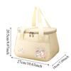 Waterproof Insulated Thermal Bag Cute Picnic Handbag Fashion Cartoon Lunch Bag  Men Women
