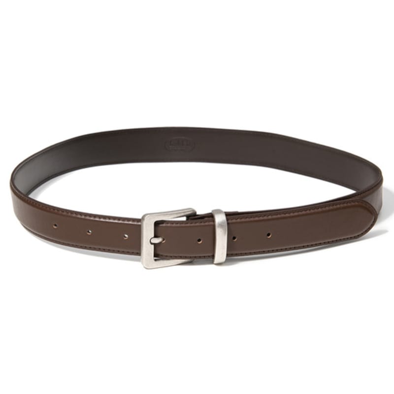 Halden (W) Square Vintage Silver Cowhide Leather Belt (T024_brown)