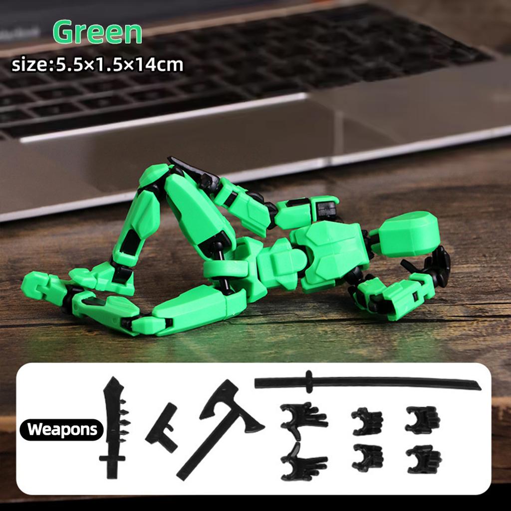 Assembled Titan Action Figures Set Action Figure Robot Anime Stick Figures Toys For Boys Multi Movable Joints Gifts Toys For Ki