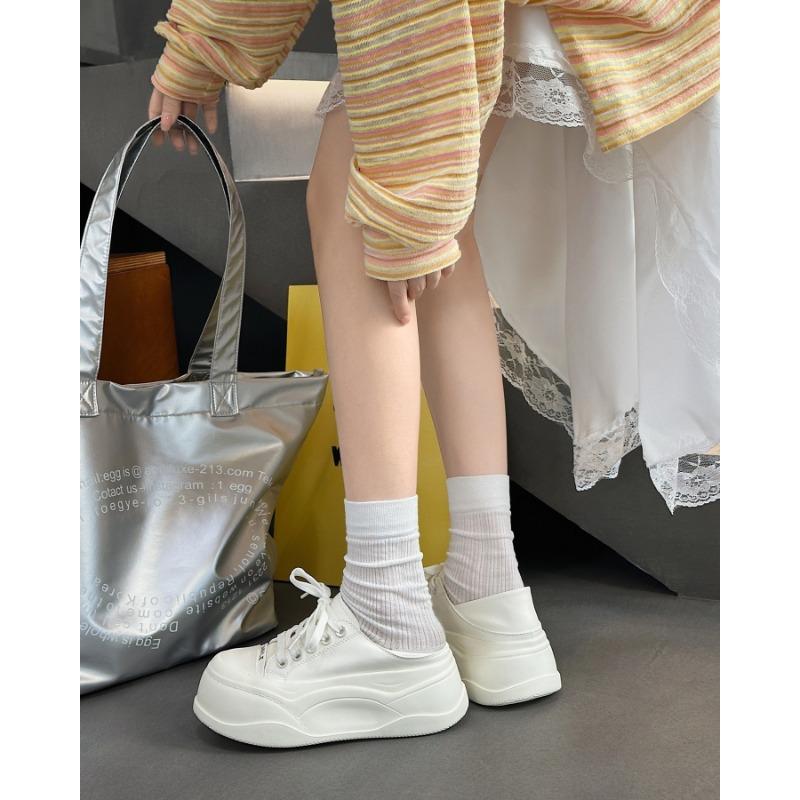 Big head two wear platform canvas shoes women's shoes new breathable versatile height increase fashion casual board shoes