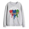 PJ Masks Felpa a Tre Eroi per Bambini