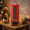 Plastic Christmas Advent Calendar Fireplace Base 24 Day Xmas Countdown  Kids Gift