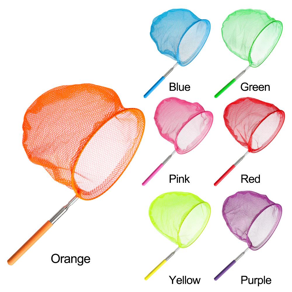 Lightweight Dragonfly Extendable Butterfly Net Insect Catch Mesh Kids Fishing Net Telescopic