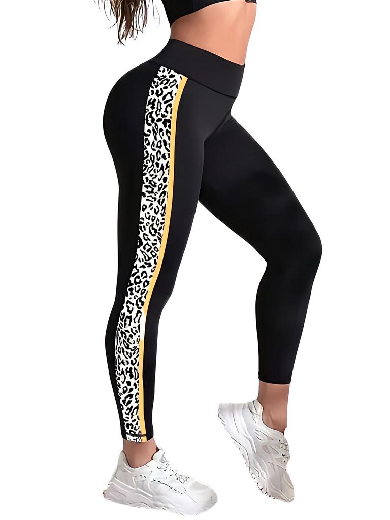 Kadın Yüksek Bel Düz Renk Yoga ve Fitness Pantolonu