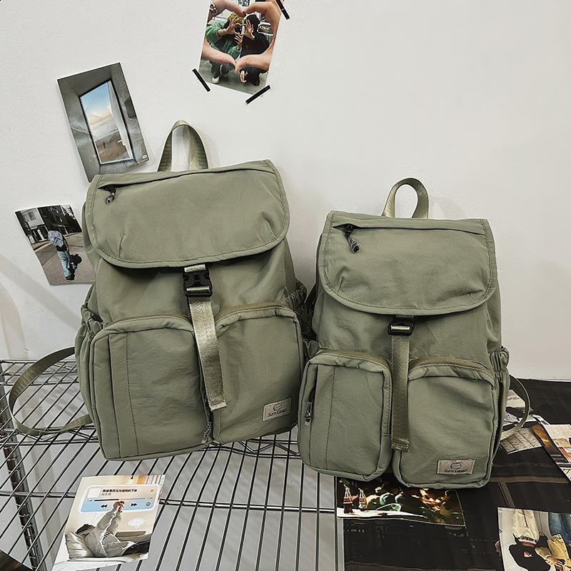 Schoolbag Japanese Retro Backpack Women's 1011 New Large-capacity Travel Backpack Male College Student Casual Simple Schoolbag Tide