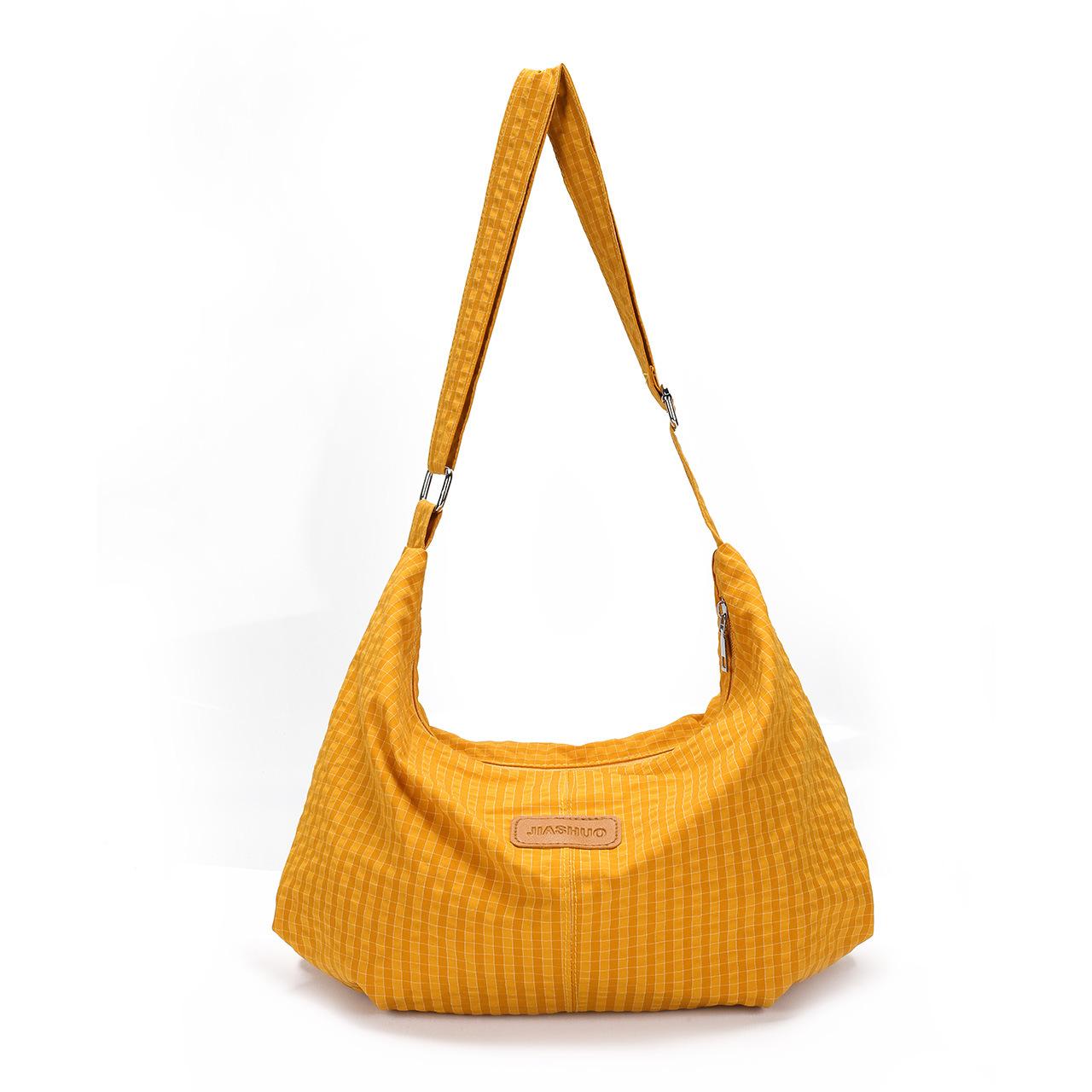 2025 New Fashion Large Capacity Commuter Shoulder Bag Korean Trend Versatile Premium Simple Messenger Bag жёлтый