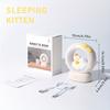 Moon and Cat  Rechargeable Night Light with Tap Control & 3 Brightness Levels - Cute Cat & Moon Bedside Lamp for Toddler Room